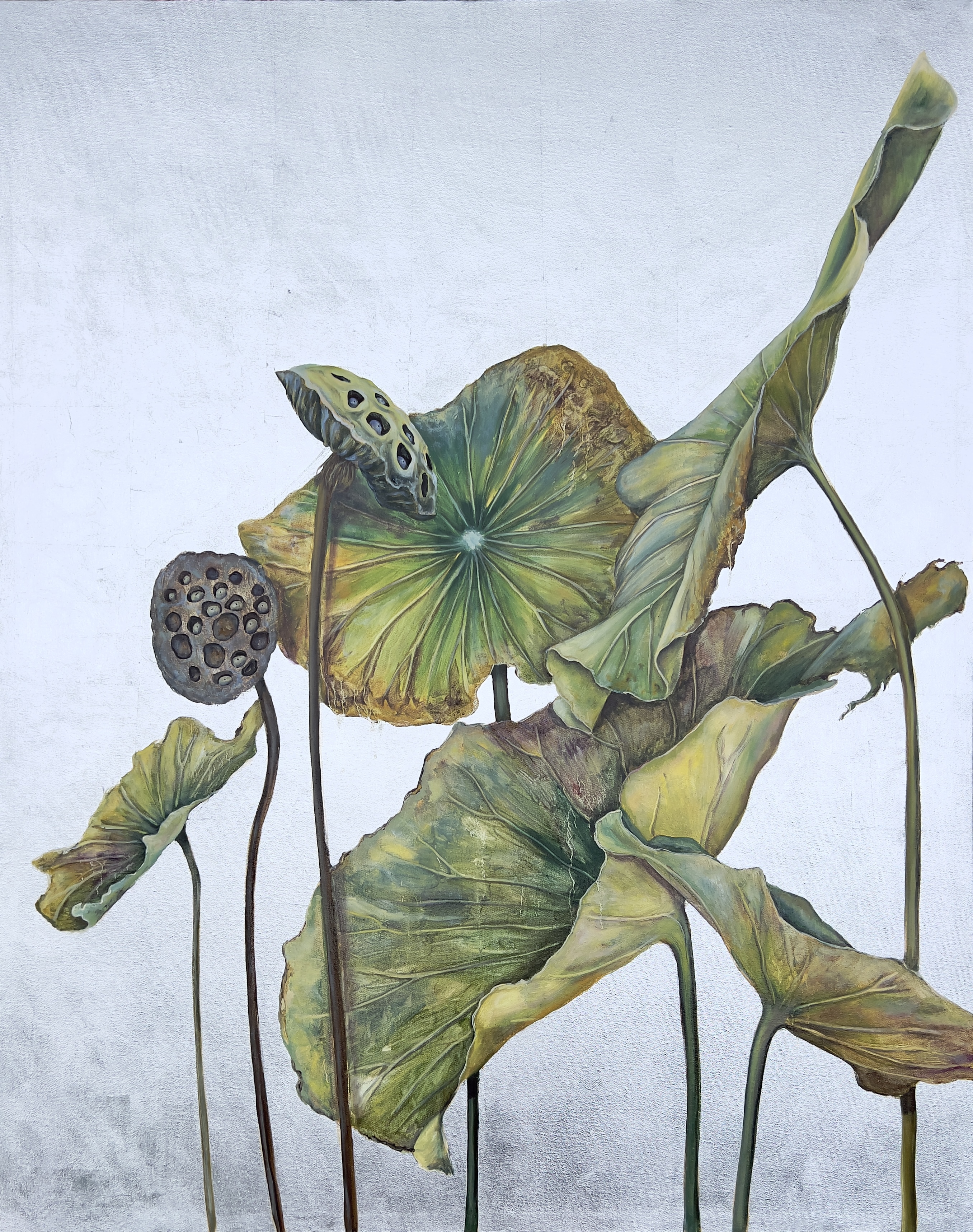Painting, Studio Fine Art Gallery @ Affordable Art Fair, Daria Ivashchenko, Lotus flower